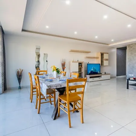 New 3 Bdr 2 Bth Terrace In Bugibba Apartman San Pawl il-Baħar